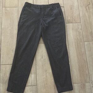 Zara Women's Slim Dress/ work Pants in Dark Gray